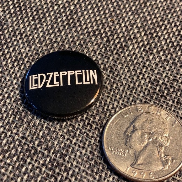 Jewelry Vintage Ledzeppelin Button Pin Poshmark